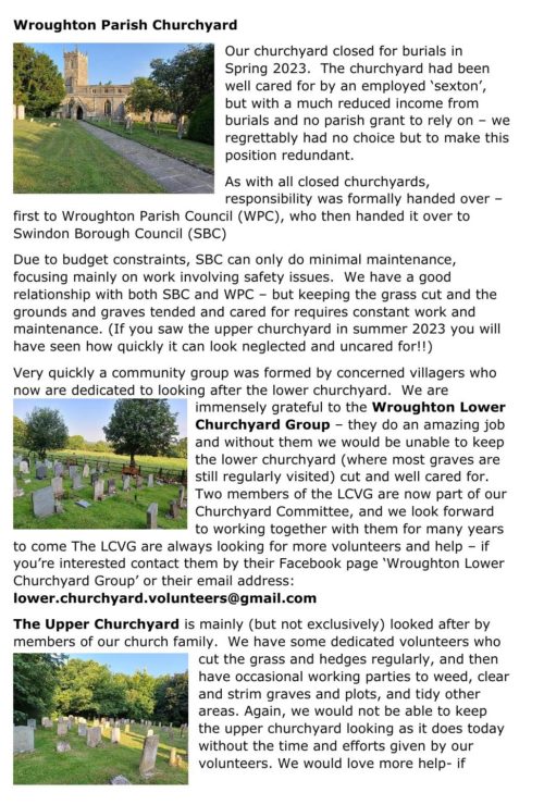 Wroughton Parish Churchyard comms Wroughton Parish Churchyard comms
